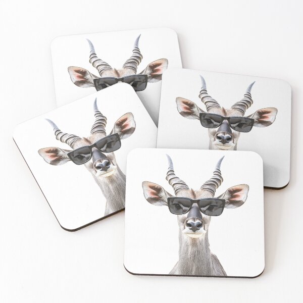 Item preview, Funny cool Kudu wearing sunglasses designed and sold by LazyOwlStore.