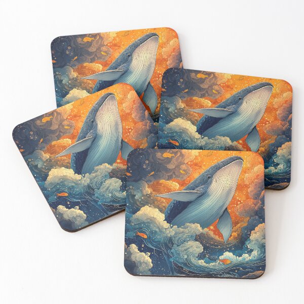 Artikelvorschau, Celestial Whale: Reise durch den Kosmos entworfen und verkauft von davidonstudio.