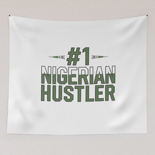 Item preview, Nigerian Hustler tees designed and sold by Abelfashion.