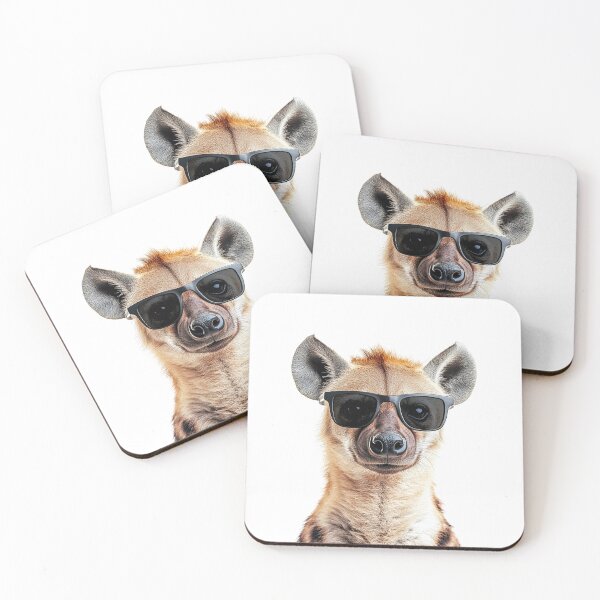 Item preview, Funny cool Hyena wearing sunglasses designed and sold by LazyOwlStore.