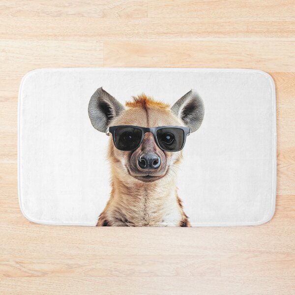 Item preview, Funny cool Hyena wearing sunglasses designed and sold by LazyOwlStore.