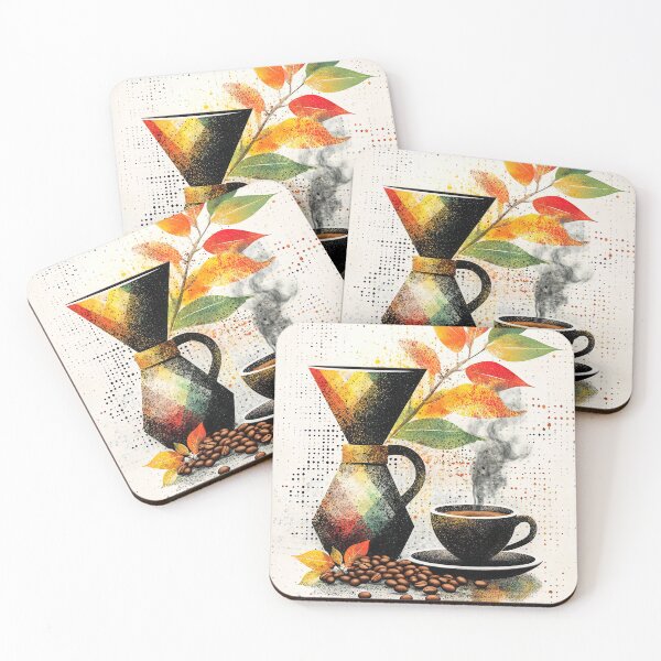 Item preview, Autumn Brew: A Symphony of Coffee and Colors designed and sold by bloorose.