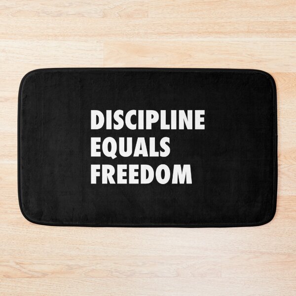 Item preview, Discipline Equals Freedom Jocko Willink 01 - White | Fitness Army Navy Training designed and sold by PawaPotto.
