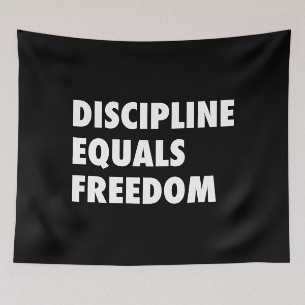 Item preview, Discipline Equals Freedom Jocko Willink 01 - White | Fitness Army Navy Training designed and sold by PawaPotto.