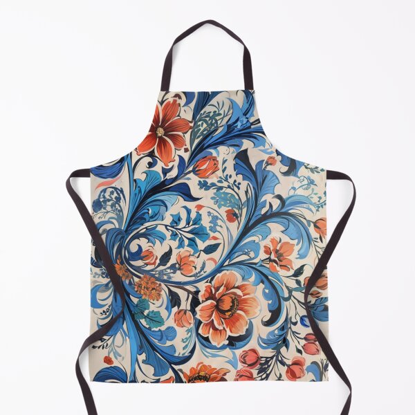 Item preview, Norwegian Telemark Rosemaling red and blue  designed and sold by Madebysomeny.