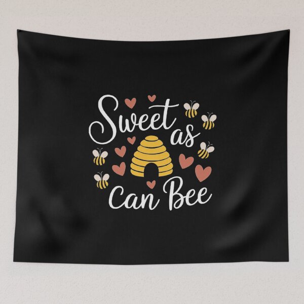Item preview, Sweet as Can Bee Beehive Design – Cute Honeybee Art designed and sold by love3617.