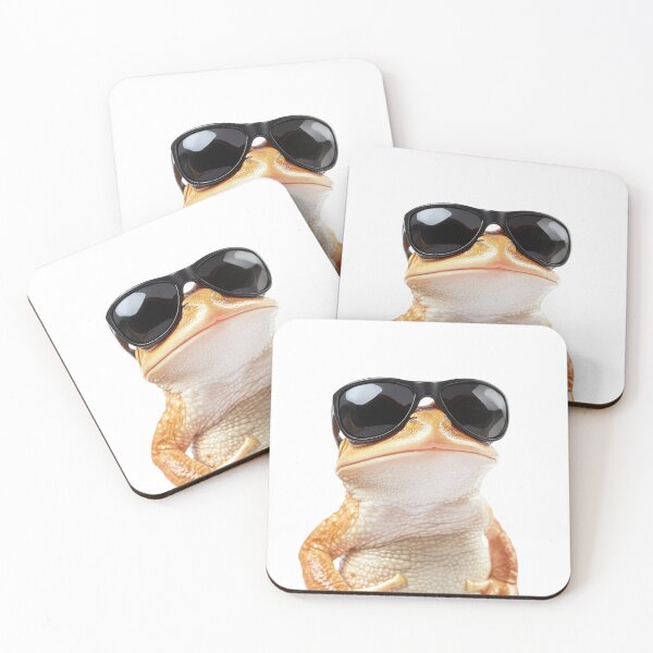 Item preview, Funny cool Frog wearing sunglasses designed and sold by LazyOwlStore.