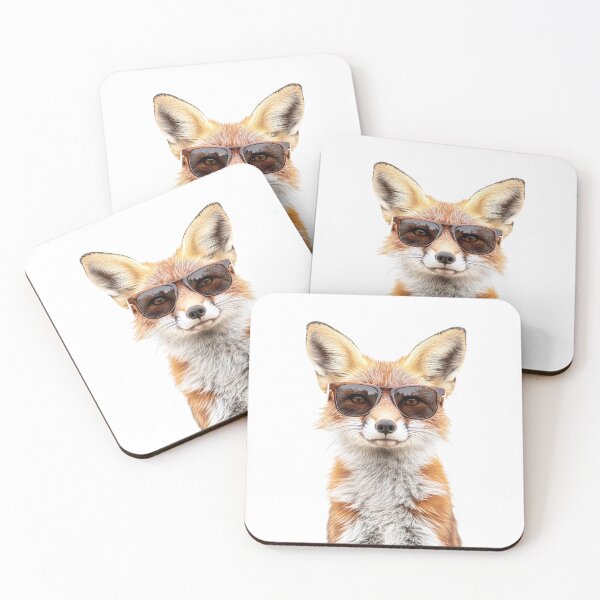 Item preview, Funny cool Fox wearing sunglasses designed and sold by LazyOwlStore.