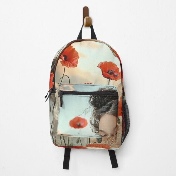 Item preview, Girl with poppy flowers designed and sold by EgonZ9.