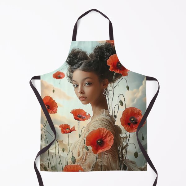 Item preview, Girl with poppy flowers designed and sold by EgonZ9.