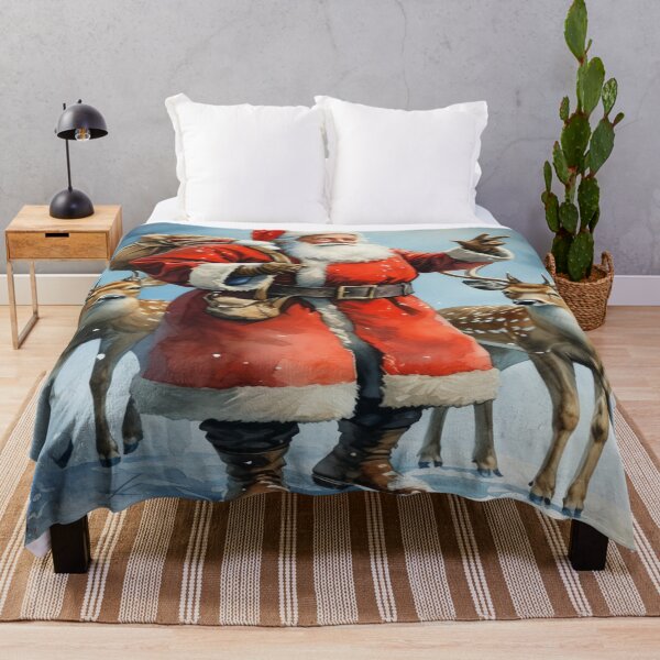 Item preview, Christmas Santa Claus with reindeer,Christmas Santa Claus,Christmas art,Christmas jovial designed and sold by Expressions-Sel.