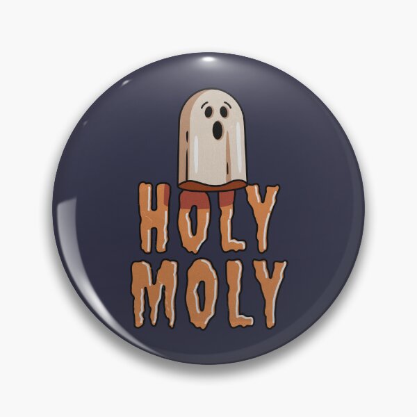 Item preview, Holy Moly Hushed Face Ghost designed and sold by SidAlexDesign.