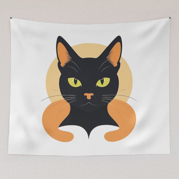 Artikelvorschau, Orange Schattenkatze entworfen und verkauft von NacreArt.