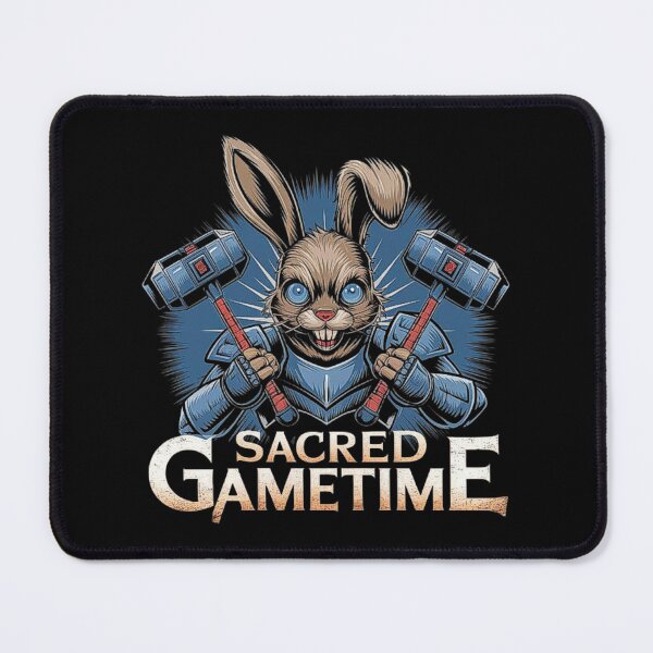 Item preview, Epic Warrior Bunny with Dual Hammers Battle Illustration designed and sold by love3617.