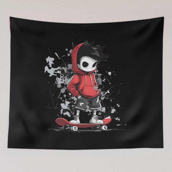 Artikelvorschau, Cooles Skater Boy Grafik T-Shirt, Urban Street Style Trendy Skater Kultur Jugendliches Skater Design entworfen und verkauft von Aagnyes.