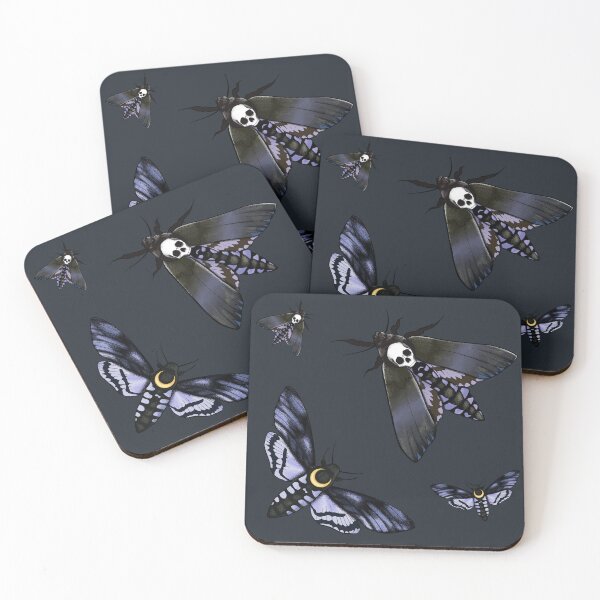 Item preview, Moths (midnight edition) designed and sold by RetroCoven.