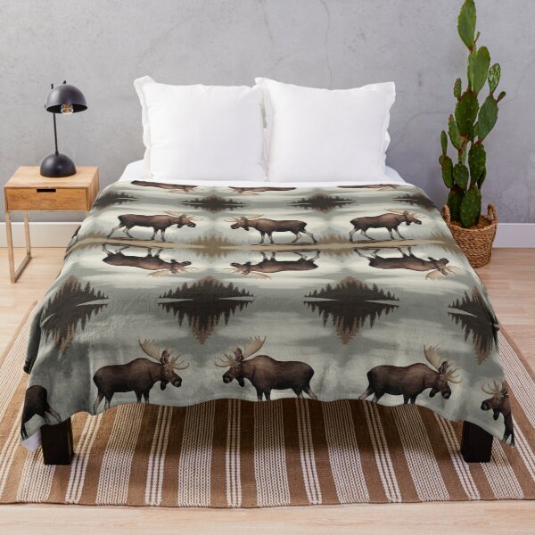 Item preview, Estampado integral de alces 01 ilustración por supuesto designed and sold by SpecialtiesShop.
