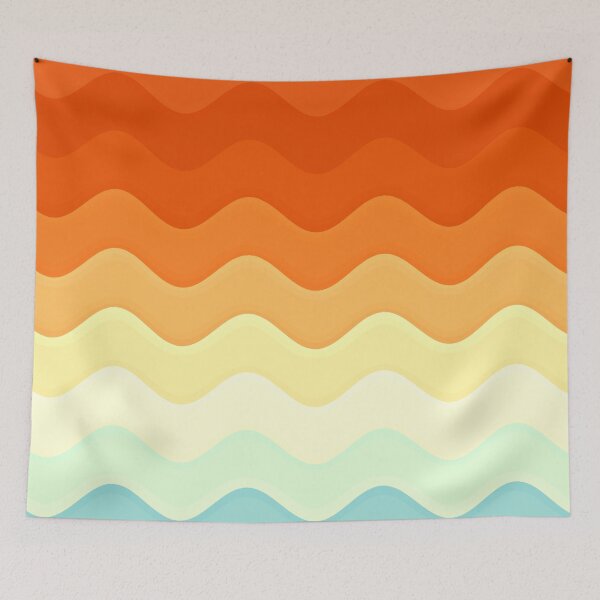 Item preview, Color Waves #abstract #illustration #pattern designed and sold by Vesuvik-Designs.