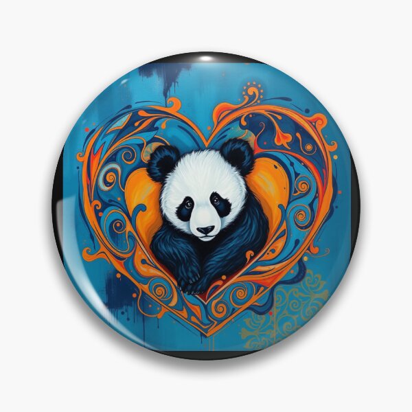 Item preview, Panda Heart designed and sold by Planetporridge.