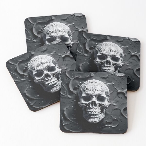 Item preview, carved gothic skull designed and sold by kbgraphicimages.