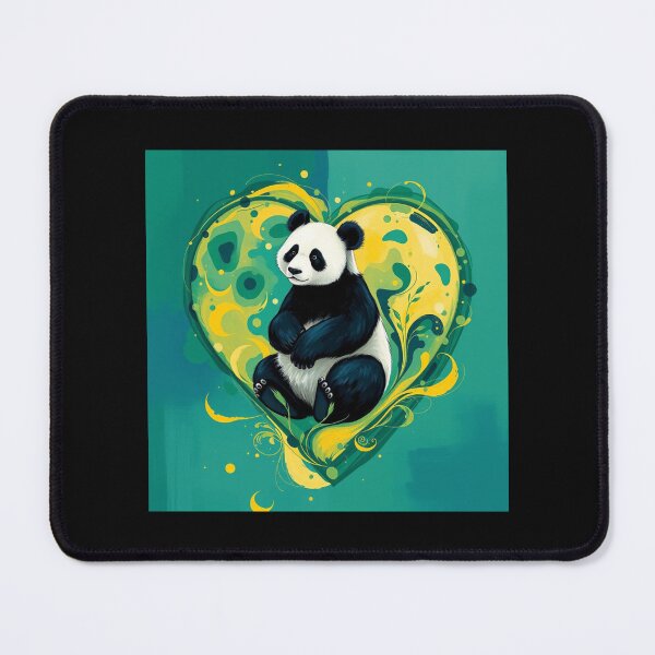 Item preview, Panda Heart Art designed and sold by Planetporridge.