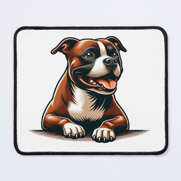 Item preview, Cute brown Staffy designed and sold by PT-Store.