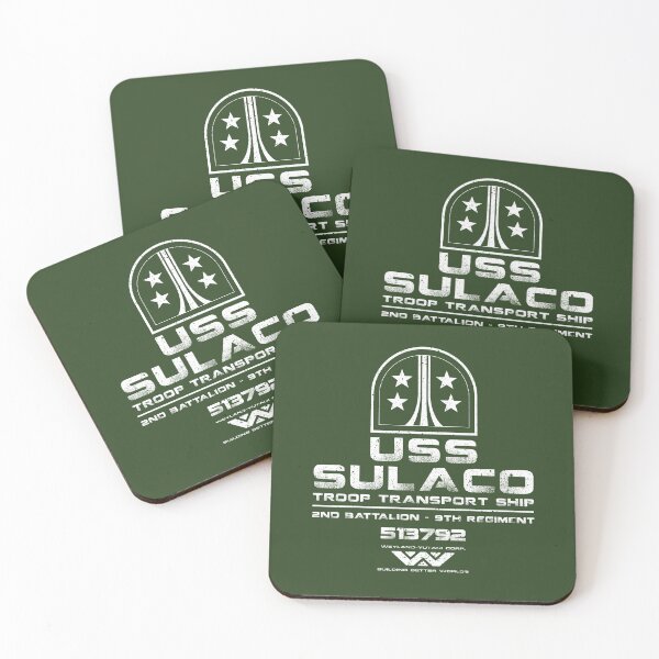 Item preview, Sulaco Crew Shirt White designed and sold by Nerdteeshirts05.