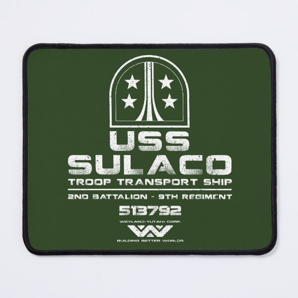 Item preview, Sulaco Crew Shirt White designed and sold by Nerdteeshirts05.