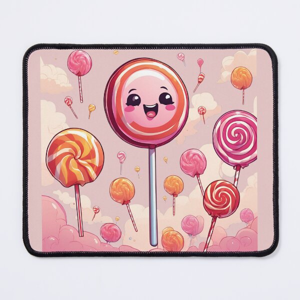 Item preview, Kawaii Dreamy Raspberry Orange Lollipop designed and sold by stxaris.