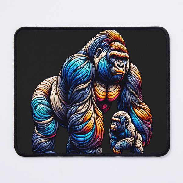 Item preview, The Gorilla and her Baby designed and sold by AwesomeBeyondLimits.