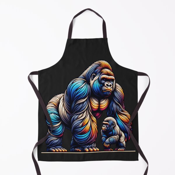 Item preview, The Gorilla and her Baby designed and sold by AwesomeBeyondLimits.