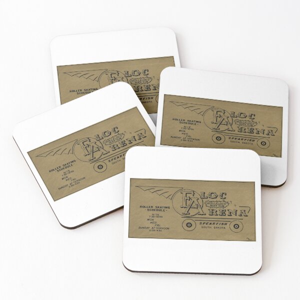 Item preview, Floc Arena Spearfish South Dakota Roller Skating Rink Sticker Decal Label designed and sold by tislord.