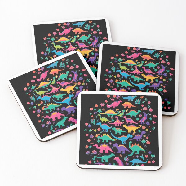 Item preview, Vibrant Colorful Dinosaurs Cutesy Fantasy designed and sold by stxaris.