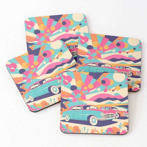 Item preview, Retro Modern Vintage Sweet Kawaii Sports Cars  designed and sold by stxaris.