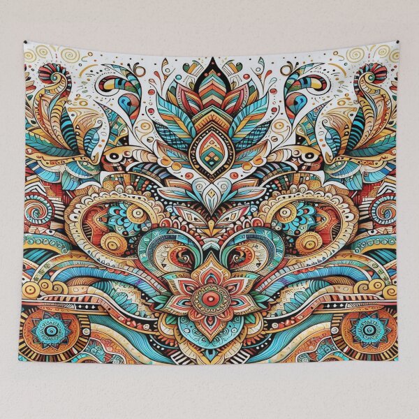 Item preview, Flower Mandala - Look deeply at the image - your soul reveals itself in the mirror of art designed and sold by FotoworldEdel.