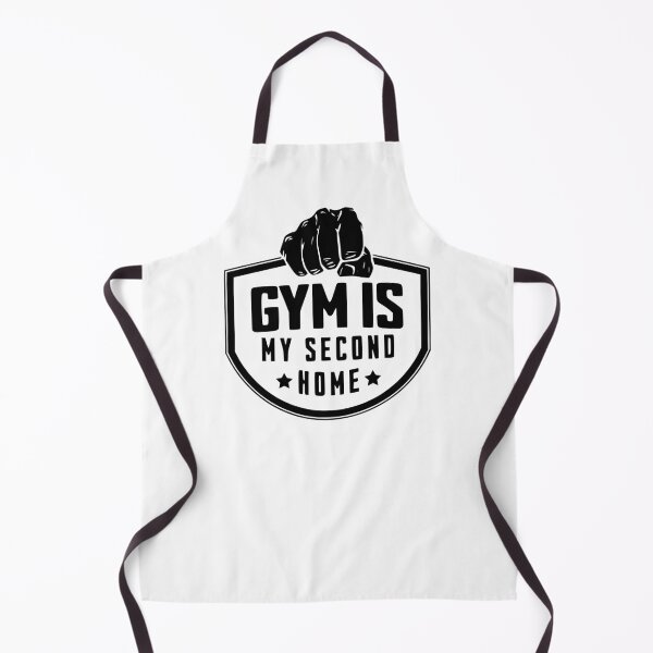 Item preview, Gym is My Second Home - Black | Fitness Gym Rat Lover Goer designed and sold by PawaPotto.