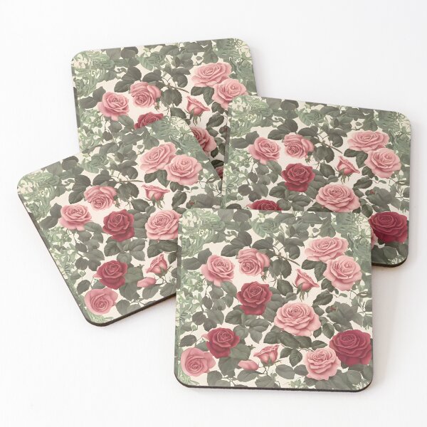 Item preview, Vintage Roses Pink and Red Green Dreamy Romantic designed and sold by stxaris.