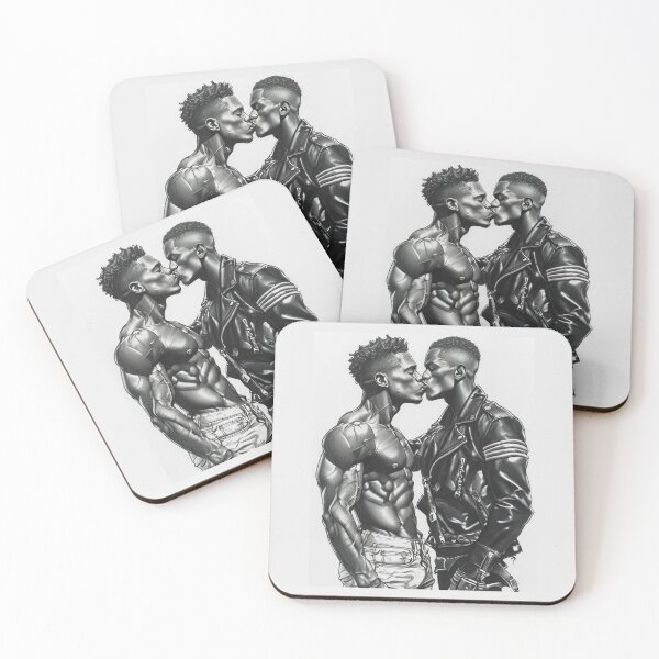 Item preview, From Uganda With Love. Gay Leather Biker Series Africa Pride Graphic Design designed and sold by ItsAKinkThing.
