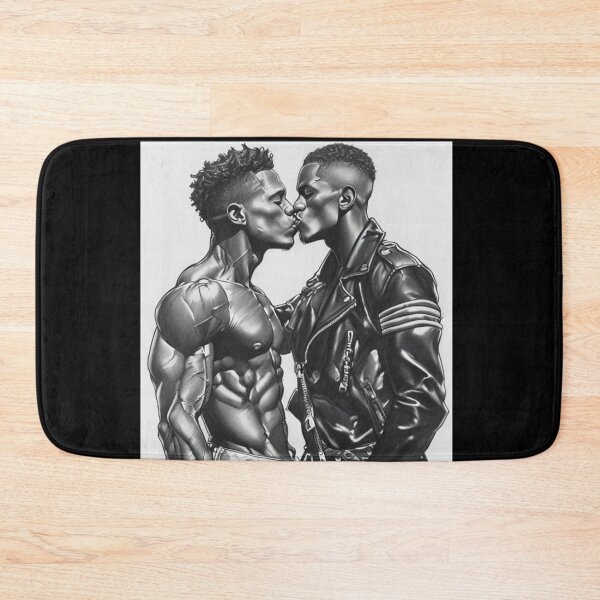 Item preview, From Uganda With Love. Gay Leather Biker Series Africa Pride Graphic Design designed and sold by ItsAKinkThing.