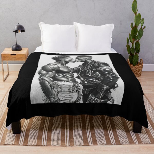 Tom of Finland Fabric Double Bed Duvet Cover by Finlayson, Gay Art Home cheapest Decor, Make a Tablecloth, Curtain, Wall hanging..