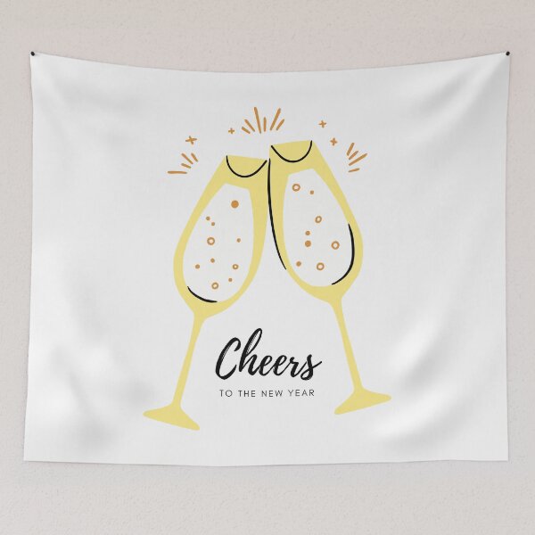 Item preview, Cheers To The New Year designed and sold by TalitaArte.