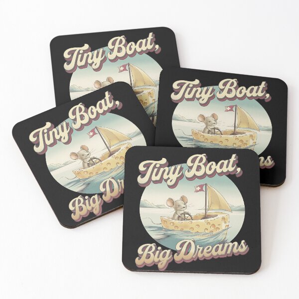 Item preview, Tiny boat, big dreams - Dream big designed and sold by JansenGS.