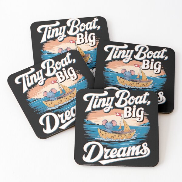 Item preview, Tiny boat, big dreams - Dream big designed and sold by JansenGS.