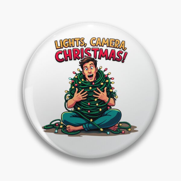 Item preview, Lights Camera Christmas Funny designed and sold by Taans-Creation.