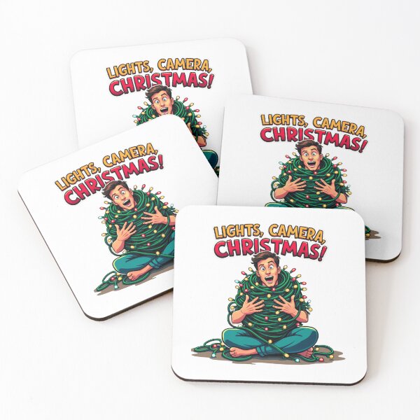 Item preview, Lights Camera Christmas Funny designed and sold by Taans-Creation.