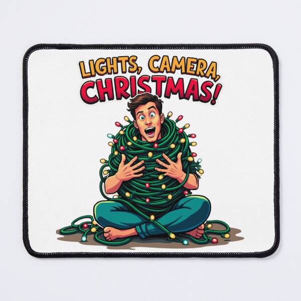 Item preview, Lights Camera Christmas Funny designed and sold by Taans-Creation.