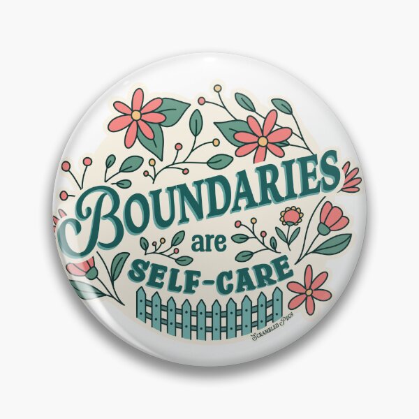 Item preview, Boundaries are Self Care designed and sold by scrambledpegs.