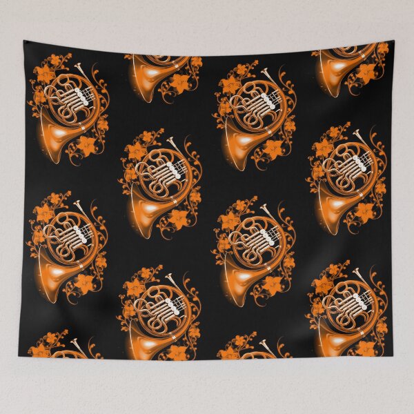 Item preview, Orange French Horn Fantasy designed and sold by Exodoi.
