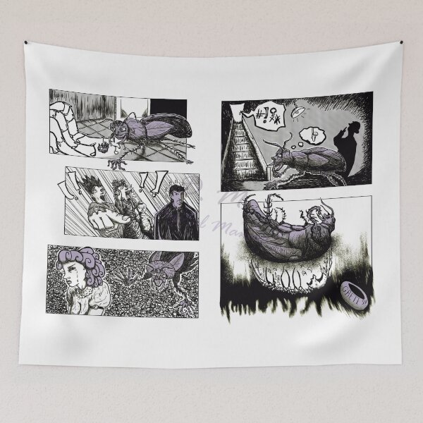 Item preview, Comic Panels: Gregor Samsa's death designed and sold by DMDigitalManus.