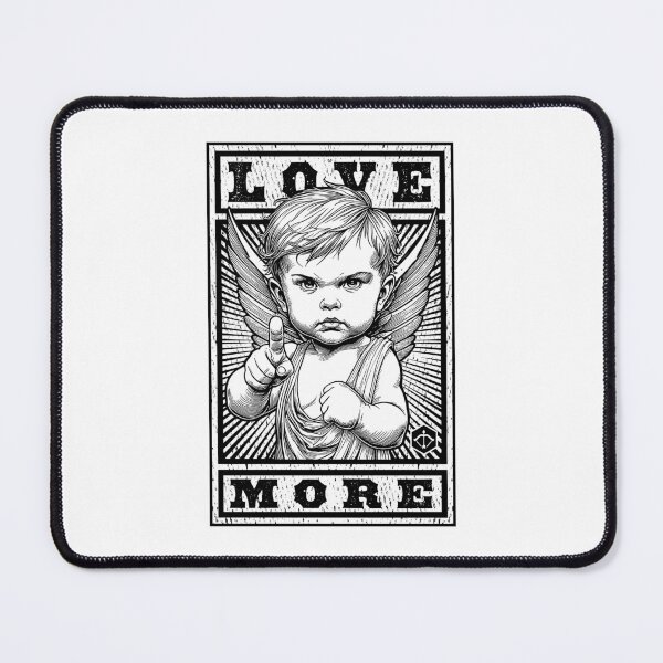 Item preview, Funny Valentine's Day Cupid Propaganda Love More Cherub designed and sold by GrandeDuc.